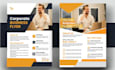 do an awesome advertising promotion recruitment business flyer design