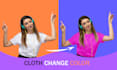 change color, photo editing, color correction, pattern change, recolor