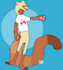 draw your furry character in my cute cartoony art style