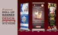do roll up, retractable, popup, and stand banner designs