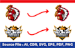 tracing, convert the image or logo to a vector file