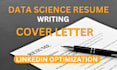 write superb ats compliant data analyst, data science resume, cv, cover letter