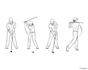 create simple line art illustrations, digital, black and white, character art