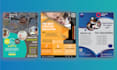 design food flyers, property flyers, education flyers
