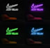 design neon logo, neon sign and neon light design with acrylic