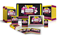 design online course mockup digital product ecover bundle