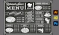 design digital menu, food menu, restaurant menu card