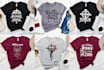 do custom christian graphic and typography t shirt design