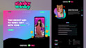 design a mobile app or web app landing page website
