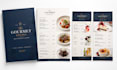 design stylish professional restaurant and cafe menu