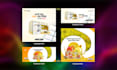 design social media post, ads, banners for your business
