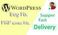 fix wordpress website issues and fix wordpress website error