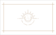 design an luxury boho line art logo
