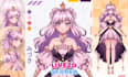 design and rig a live2d vtuber model for vtube studio in anime style