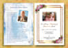 design funeral flyer and program, obituary poster, memorial