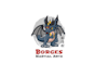 design awesome dragon martial arts logo