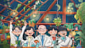 draw a professional cute illustration