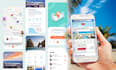 develop travel agency app, flight booking, hotel lodging app