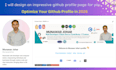 design an attractive github profile page