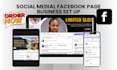 facebook page set up business page instagram page youtube page promotion page
