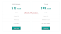 design a pure css3 pricing table