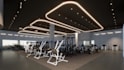 design an elegant and unique gym interior