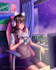 draw your detailed character with an exquisite background