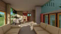 create realistic exterior, interior, 3d floor plan