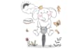 design stickman, stick figure illustrations doodle  art style