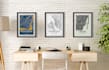 design city map posters, printable map art