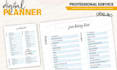 design any journal, planner, invoice in PDF file