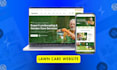 design wordpress landscaping website, gardening, snow removal, lawn care website