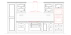 draft kitchen pantry cupboard drawing in autocad