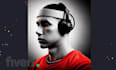 make crazy designs about yourself cartoon style and 3d fast