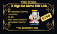 do link insertion niche edit and guest posts on high da DR and traffic sites