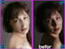 professionally beautify and remove dirt from  image