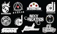 create , typography , dj , band , creative custom text logo