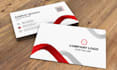 design professional business card with realistic mockups