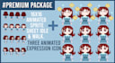 make sprites and pixel character for your dialog game