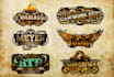 create steampunk themed logo