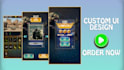 create professional game art and mobile game ui design