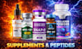 do peptide sarms, vial label, sprays product label design