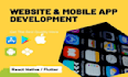 create web mobile app development games development
