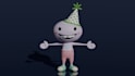 create 3d cartoon character, character modeling, texturing, character rigging