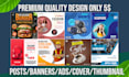 design social media post facebook instagram ads post banner and post graphic