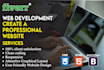 develop your website front end using html css  bootstrap 4