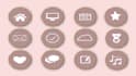 draw a set of nft and custom illustrated icons