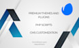 install and customize themeforest, envato, codecanyon, php script, demo import