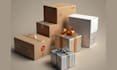 design  box packaging design, mailer box, shipping box and gift box of 3d mockup