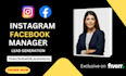 be your facebook or instagram va for lead  generation